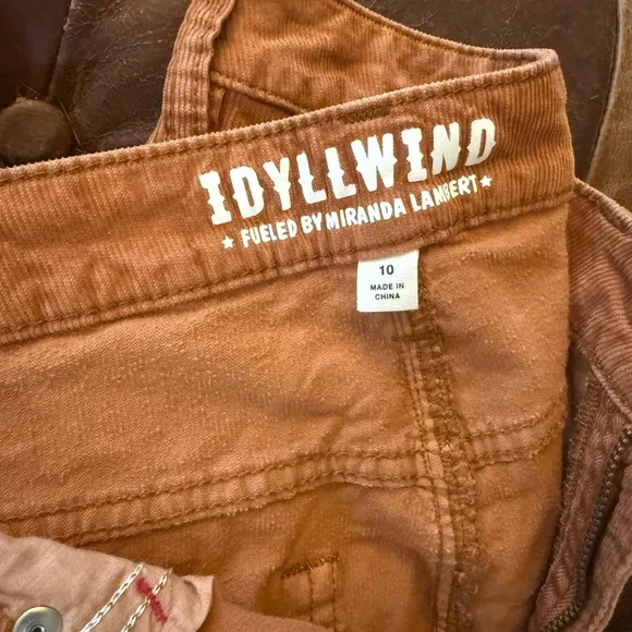 Idylllwind Miranda Lambert High Rise Flare Pecan Tan Women's Jeans Size 10x32 - Picture 3 of 4